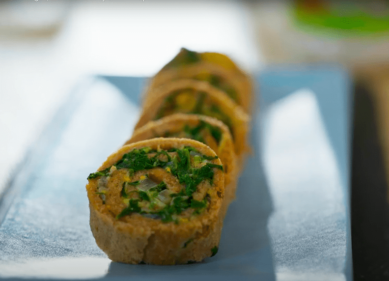 Nutralite Mayo Corn Spinach Pinwheel