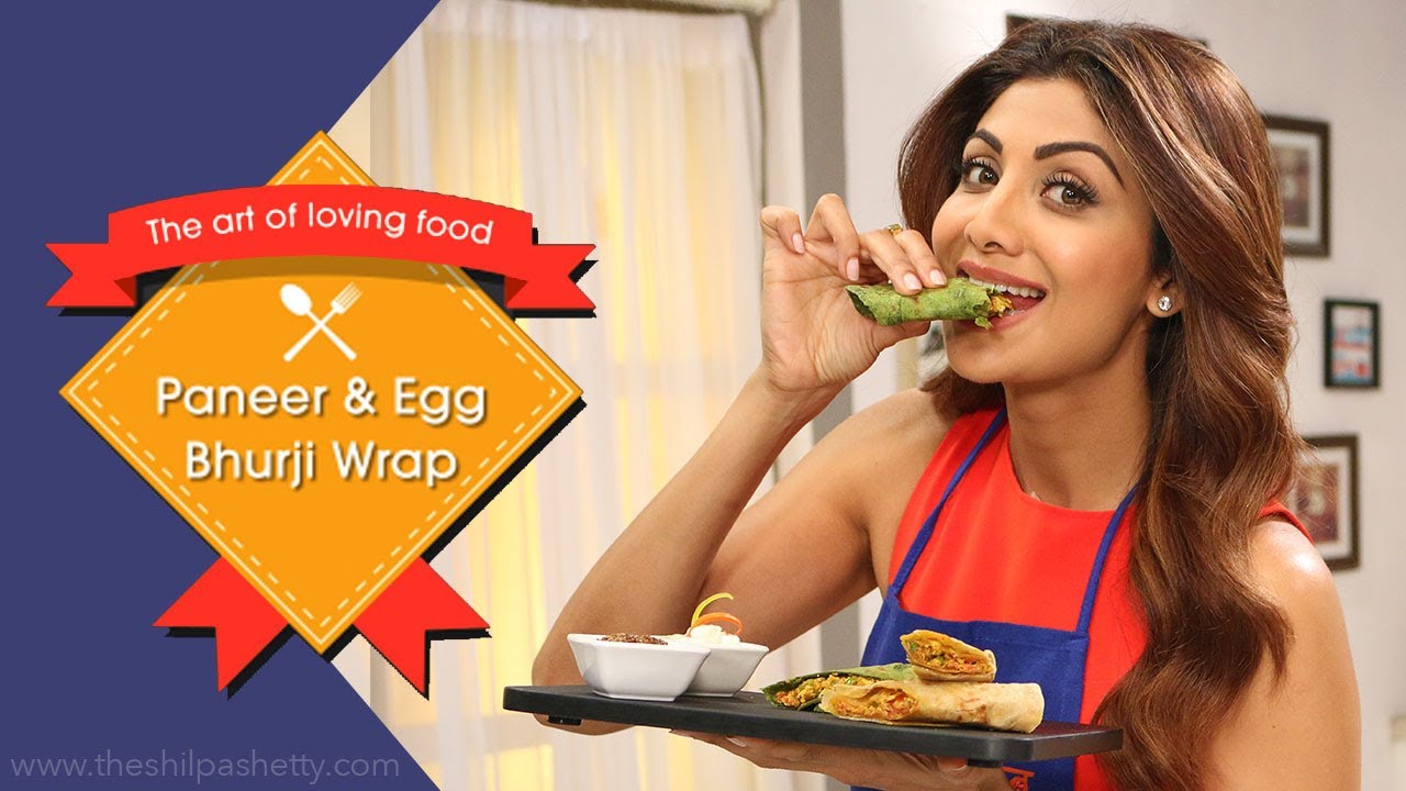 Paneer Egg Bhurji Wrap Recipe